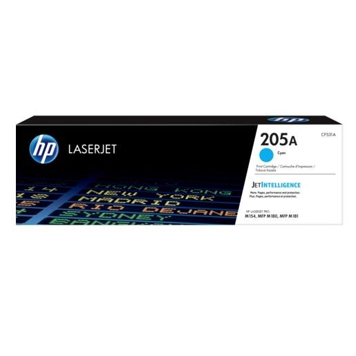 Картридж лазерный HP 205A CF531A голубой (900стр.) для HP MFP M180/181