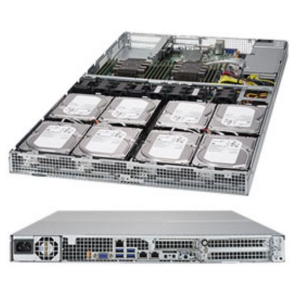 Платформа системного блока SuperMicro SYS-6019P-WT8 1U Rackmount  CSE-801STS-656DP  X11DDW-L  SATA3; RAID 0, 1, 5, 10