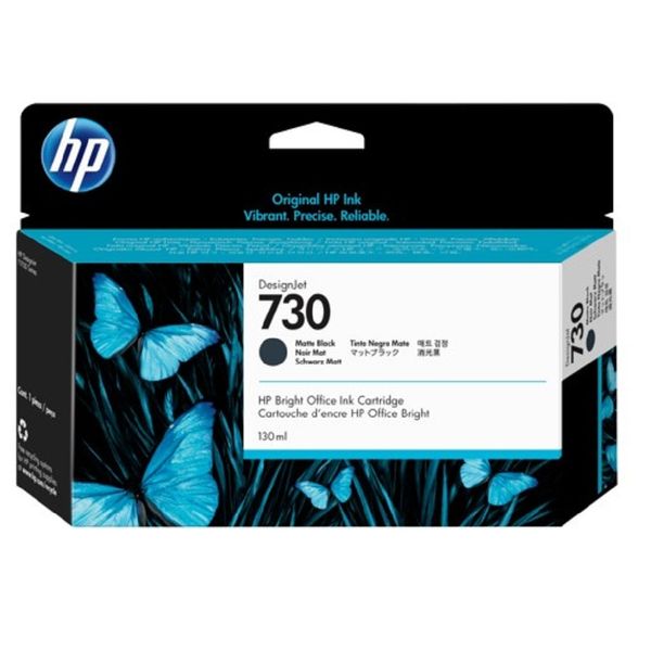 Картридж струйный HP 730 P2V65A черный матовый (130мл) для HP DJ T1700