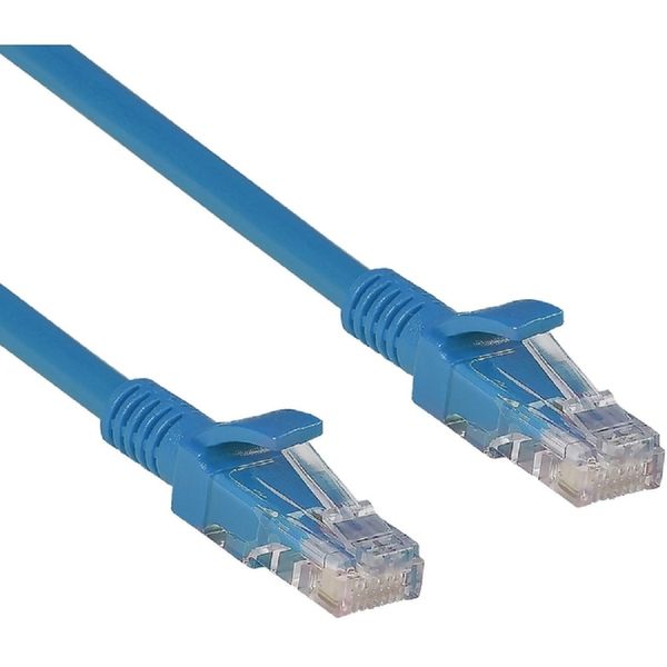 Exegate EX258667RUS Патч-корд UTP-RJ45-RJ45-5e-0,3M-BL, UTP, cat.5e, 0.3м, синий