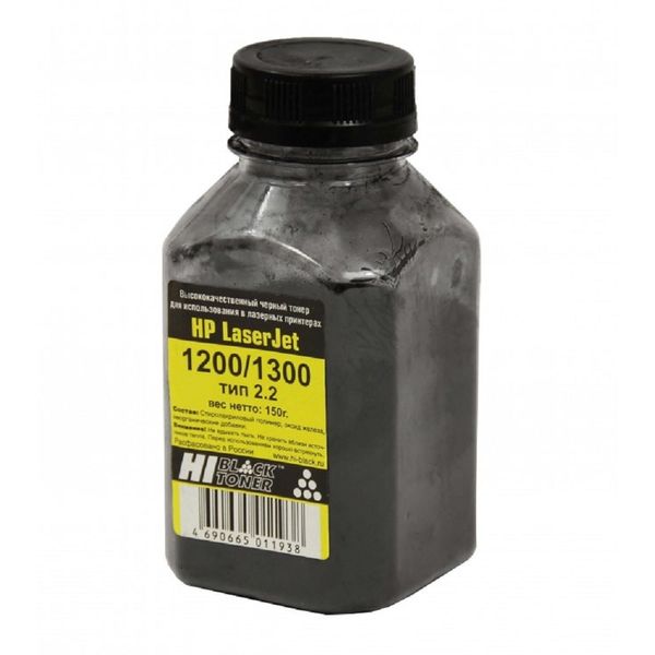 Hi-Black Тонер для HP LJ 1200/1300, Тип 2.2, 150 г, банка, (C7115A/X/Q2613A/X/Q2624A, EP-25)