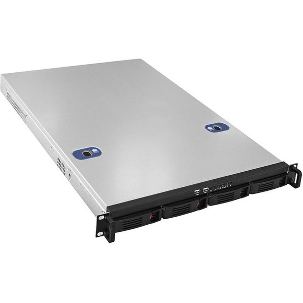 Exegate EX293175RUS Серверный корпус ExeGate Pro 1U660-HS04 <RM 19", высота 1U, глубина 660, БП 1U-900ADS, 4xHotSwap, USB>