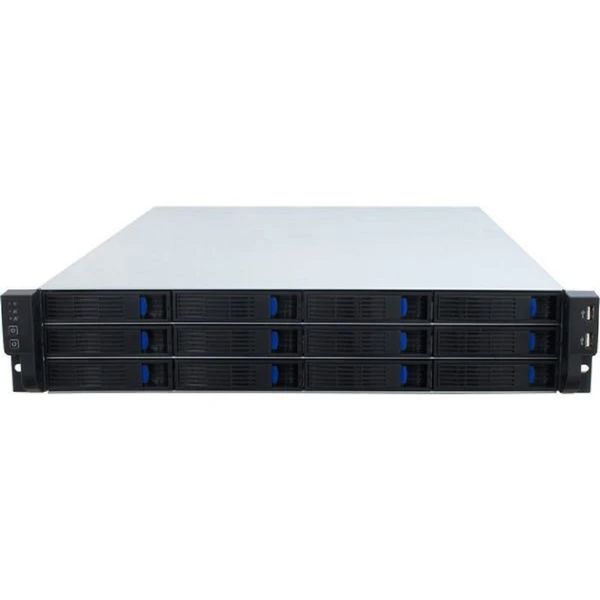 Procase ES212-SATA3-B-0 {2U 12 SATA3/SAS hotswap HDD, глубина 650мм, MB 12"x13", без Б/П}