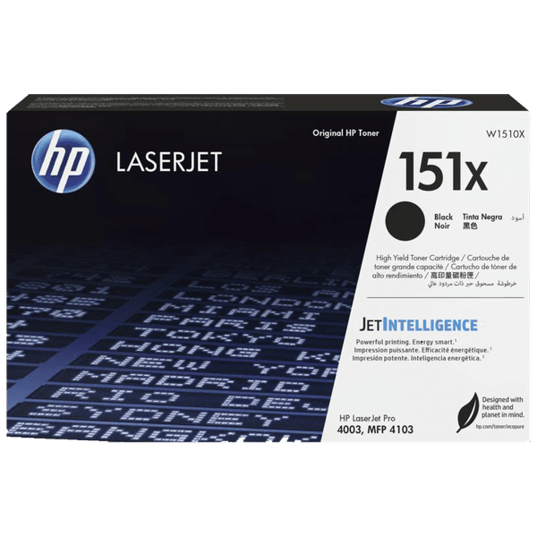 Картридж лазерный HP 151X W1510X черный бар.в компл. (9700стр.) для HP HP LaserJet Pro 4003, 4103