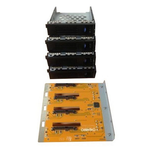 Корзина Chenbro «Комплект для установки HDD 4x3.5» hotSWAP w/6G AS'Y COMPONENT,SR11269,3.5» HOT-SWAP» TRAY&SAS,4SET/CTN (84H211210-005)