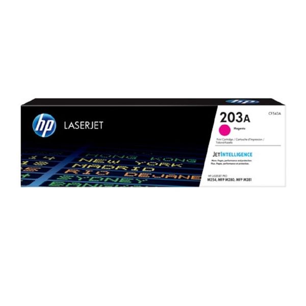 Картридж лазерный HP 203A CF543A пурпурный бар.в компл. (1300стр.) для HP M254/280/281