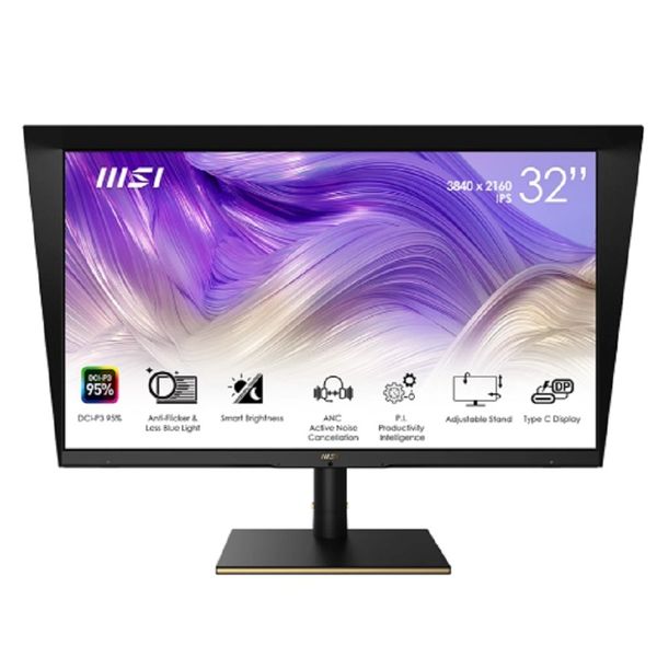 MSI Summit  31.5" MS321UP черный {IPS 3840x2160 60Hz 16:9 400cd 178/178 HDMI DisplayPort USB HAS}