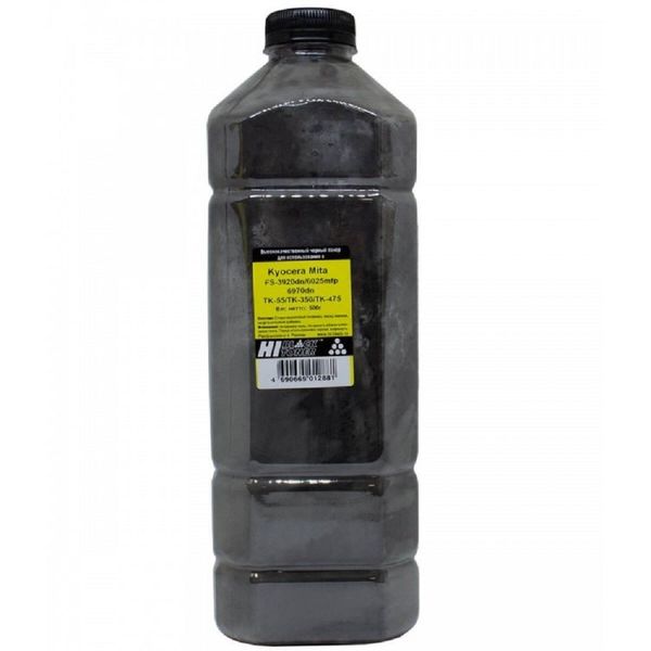 Hi-Black Тонер Kyocera FS-3920dn/6025mfp/6970dn, TK-55/TK-350/TK-475, 500 г, банка
