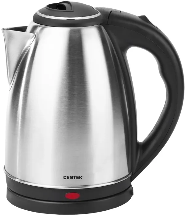 Чайник электрический Centek CT-1068 2л. 2000Вт серебристый/черный корпус: металл