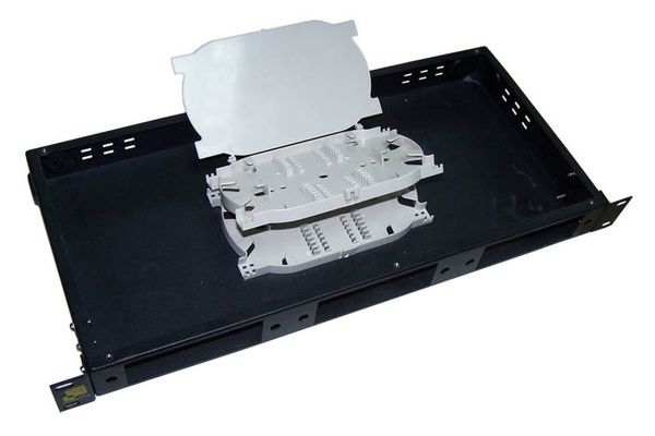 Полка оптическая наборная Lanmaster LAN-FOBM-RM-6P 19" стационарная 2U порт.:6