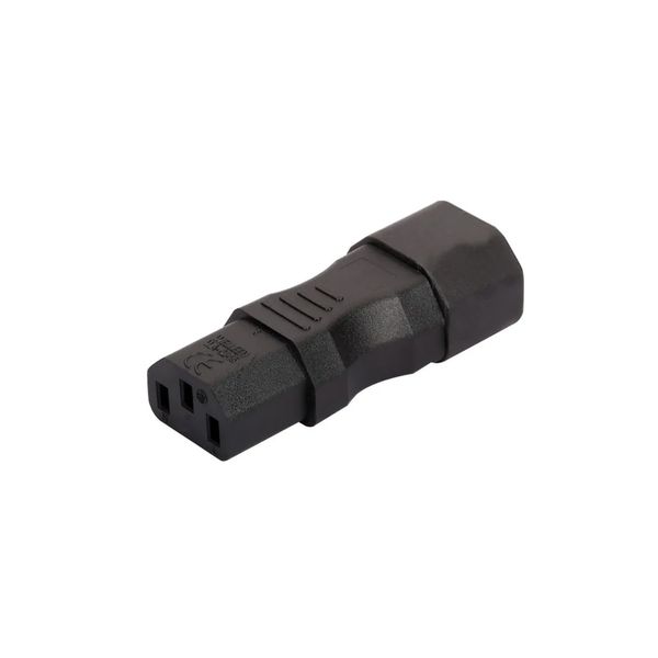 4PH Переходник IEC C13 - C14 прямой, цвет черный