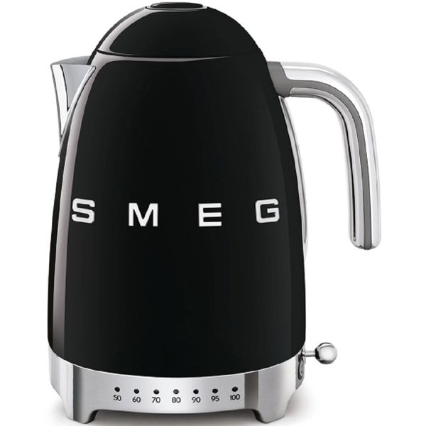SMEG KLF04BLEU Чайник электрический с регулируемой температурой, черный