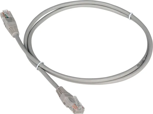 Патч-корд Lanmaster TWT2-45-45-0.5-GY UTP RJ-45 вил.-вилка RJ-45 кат.5E 0.5м серый ПВХ