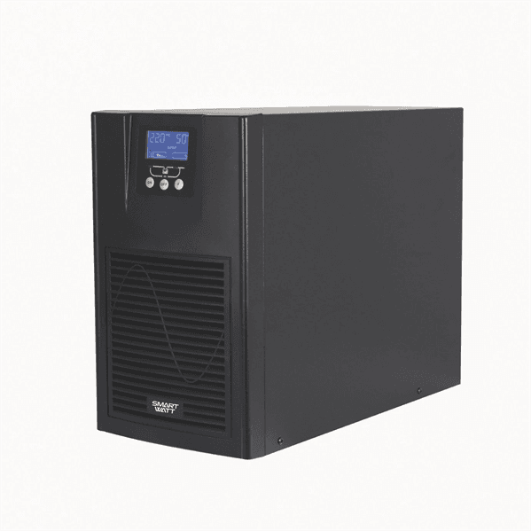 Источник бесперебойного питания Smartwatt UPS MASTER IEC 2kVA {Онлайн, мощность 2000/1800 ВА/Вт, напольный, LCD дисплей, IEC13 - 6 шт.}