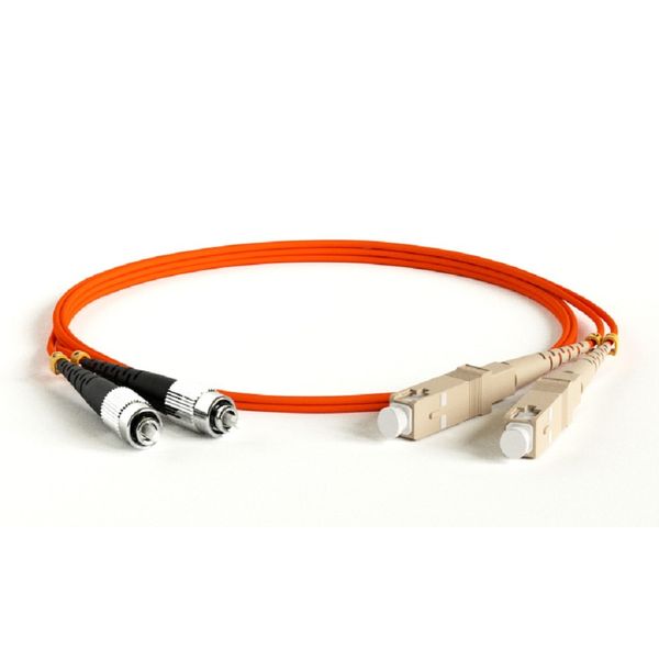 Hyperline FC-D2-50-FC/­PR-SC/­PR-H-10M-LSZH-OR Патч-корд волоконно-оптический (шнур) MM 50/­125, SC-FC, 2.0 мм, duplex, LSZH, 10 м