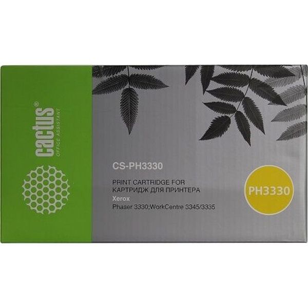 Картридж лазерный Cactus CS-PH3330 106R03621 черный (8500стр.) для Xerox Phaser 3330/WC 3335