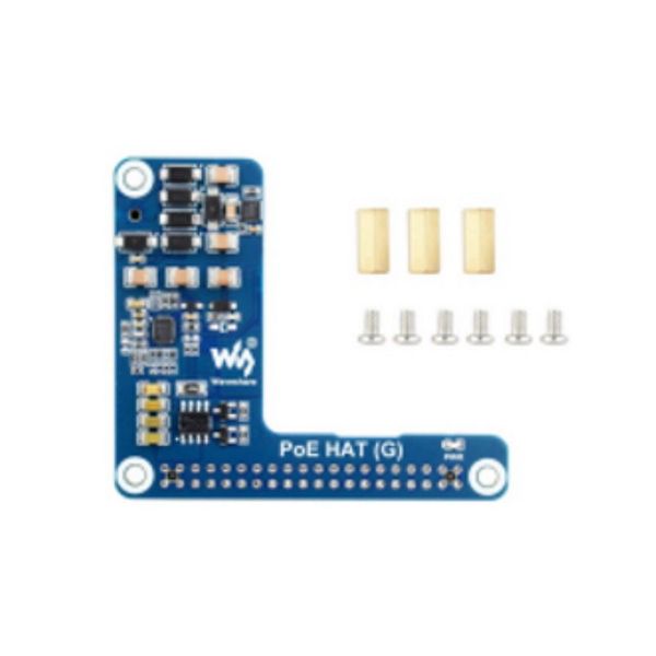 RA820 Плата расширения Waveshare PoE HAT (G) для Raspberry Pi 5


