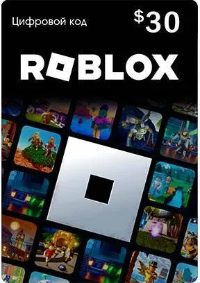 Карта оплаты пополнение игровой валюты Roblox 30 USD USA