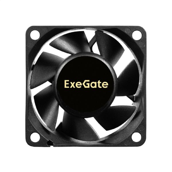 Exegate EX297037RUS Вентилятор 12В DC ExeGate ExtraPower EP06025B3P (60x60x25 мм, 2-Ball (двойной шарикоподшипник), 3pin, 4500RPM, 31dBA)