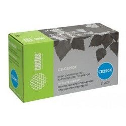 Картридж лазерный Cactus CS-CE250X CE250X черный (10500стр.) для HP CLJ CP3525/CM3530