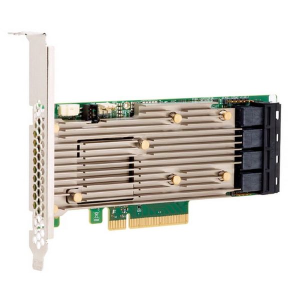 RAID-контроллер Broadcom 9460-16I SGL (05-50011-00 / 03-50011-30007 / 03-50011-30008 / 03-50011-30009 / 03-50011-30011) PCIe 3.1 x8 LP, SAS/SATA/NVMe, RAID 0,1,5,6,10,50,60, 16port(4* int SFF8643), 4GB Cache, 3516ROC, RTL (Sn) {5}, (003600) (003648)