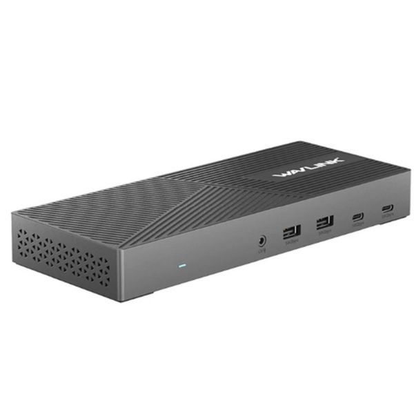 Docking Station WAVLINK USB-C Triple Display 4K@60Hz Universal /100W PowerDelivery Include 20V/8A Power Adapter/ 4xUSB3.0/3xUSB C/2xDP 4K 60HZ/3xHDMI 4K 60HZ/1xGigabit LAN/1xAudio In/Out