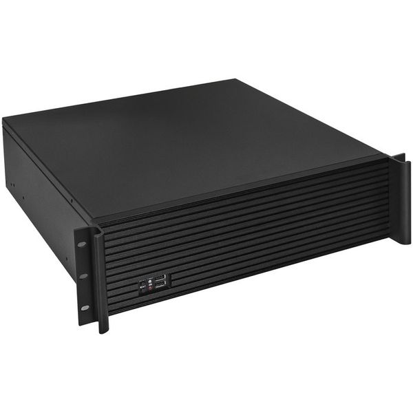 Exegate EX293198RUS Серверный корпус ExeGate Pro 3U450-08 <RM 19", высота 3U, глубина 450, БП 1100RADS, USB>