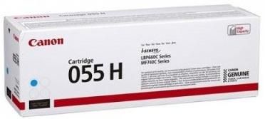 Картридж лазерный Canon 055HC 3019C002/004 голубой бар.в компл. (5900стр.) для Canon LBP663Cdw/LBP664Cx/MF746Cx/MF742Cdw/MF744Cdw