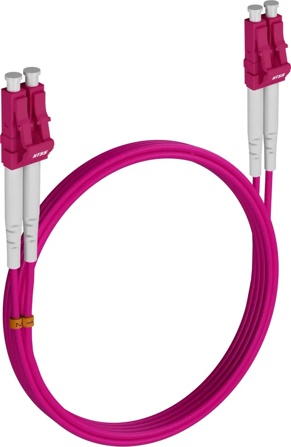 Патч-корд NTSS NTSS-DPC-PM-504-LC/U-LC/U-3.0-5 2x50/125 OM4 LC дуплекс-LC дуплекс 5м LSZH