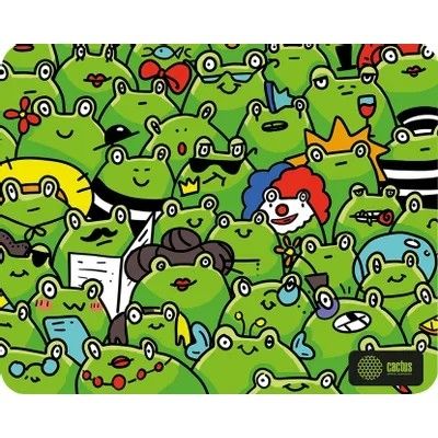 Коврик для мыши Cactus Frogs 300x250x3мм (CS-MP-D09M)