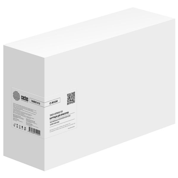 Картридж лазерный Cactus CS-WC4260 106R01410 черный (25000стр.) для Xerox WorkCentre 4250/4250X/4250S/4250C