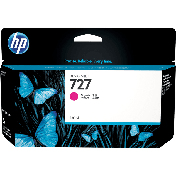 Картридж струйный HP 727 B3P20A пурпурный (130мл) для HP DJ T920/T1500