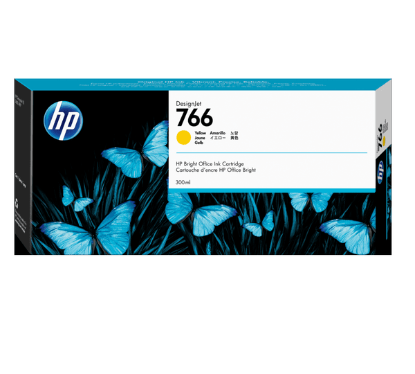 Картридж/ HP 766 300-ml Yellow InkCrtg