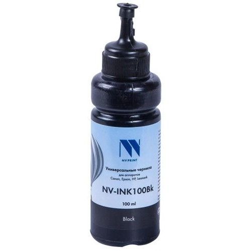 Чернила NVP универсальные на водной основе для Сanon, Epson, НР, Lexmark (100 ml) Black
