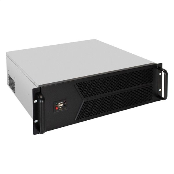 Exegate EX297731RUS Серверный корпус ExeGate Pro 3U450-12 <RM 19", высота 3U, глубина 450, без БП, 2*USB>