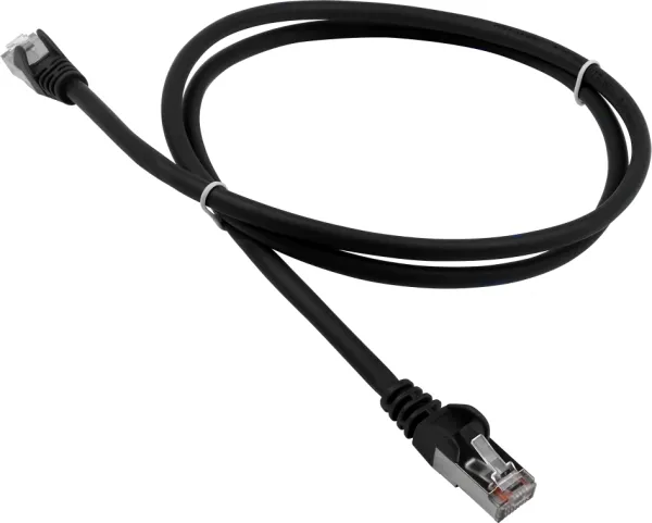 Патч-корд Lanmaster LAN-PC45/S5E-3.0-BK FTP RJ-45 вил.-вилка RJ-45 кат.5E 3м черный LSZH