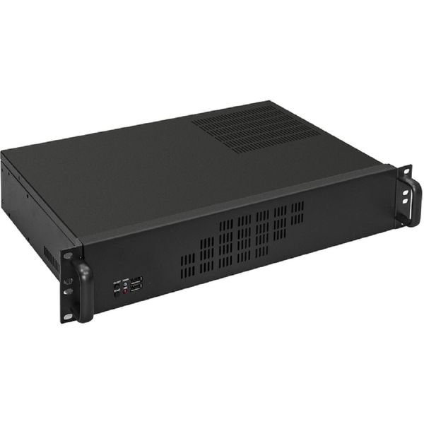 Exegate EX297713RUS Серверный корпус ExeGate Pro 2U300-04 <RM 19", высота 2U, глубина 300, БП 1200PPH-SE, USB>