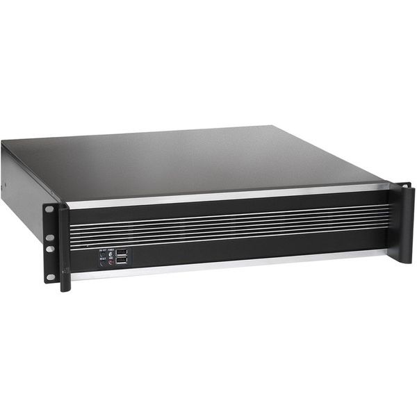 Exegate EX284972RUS Серверный корпус ExeGate Pro 2U450-09 <RM 19", высота 2U, глубина 450, БП 800ADS, 2*USB>